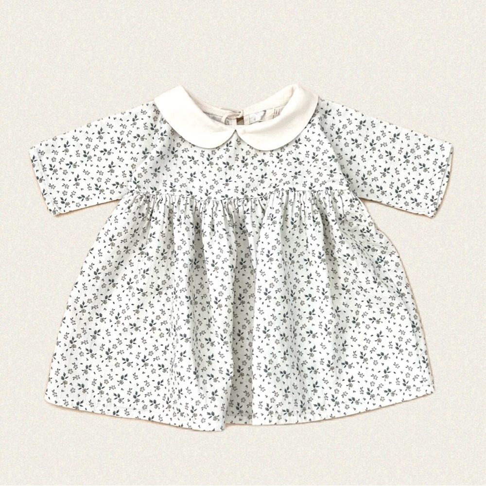 Liilu Organic Cotton Floral Dress Size 1-2Y